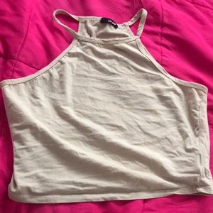 Basic Tan Halter Top